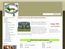 Tablet Screenshot of chippewacountyshootingassociation.com